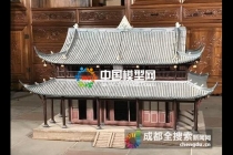 季國(guó)忠國(guó)內(nèi)用廢紙做古建筑模型第一人