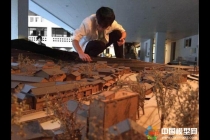 溫大建筑工程學院學子制作土樓建筑模型